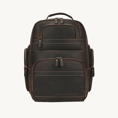 Dark Brown Vintage Leather Backpack