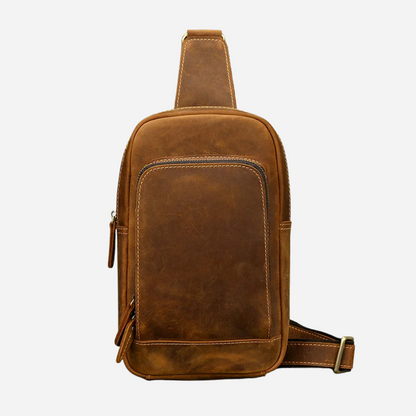Crazy Horse Tan Sling Bag