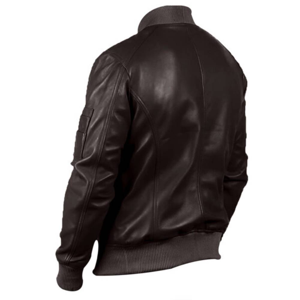 Brown Sleuth Bomber Jacket