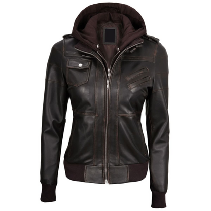 Dark-Brown-Opulence-Hooded-Jacket