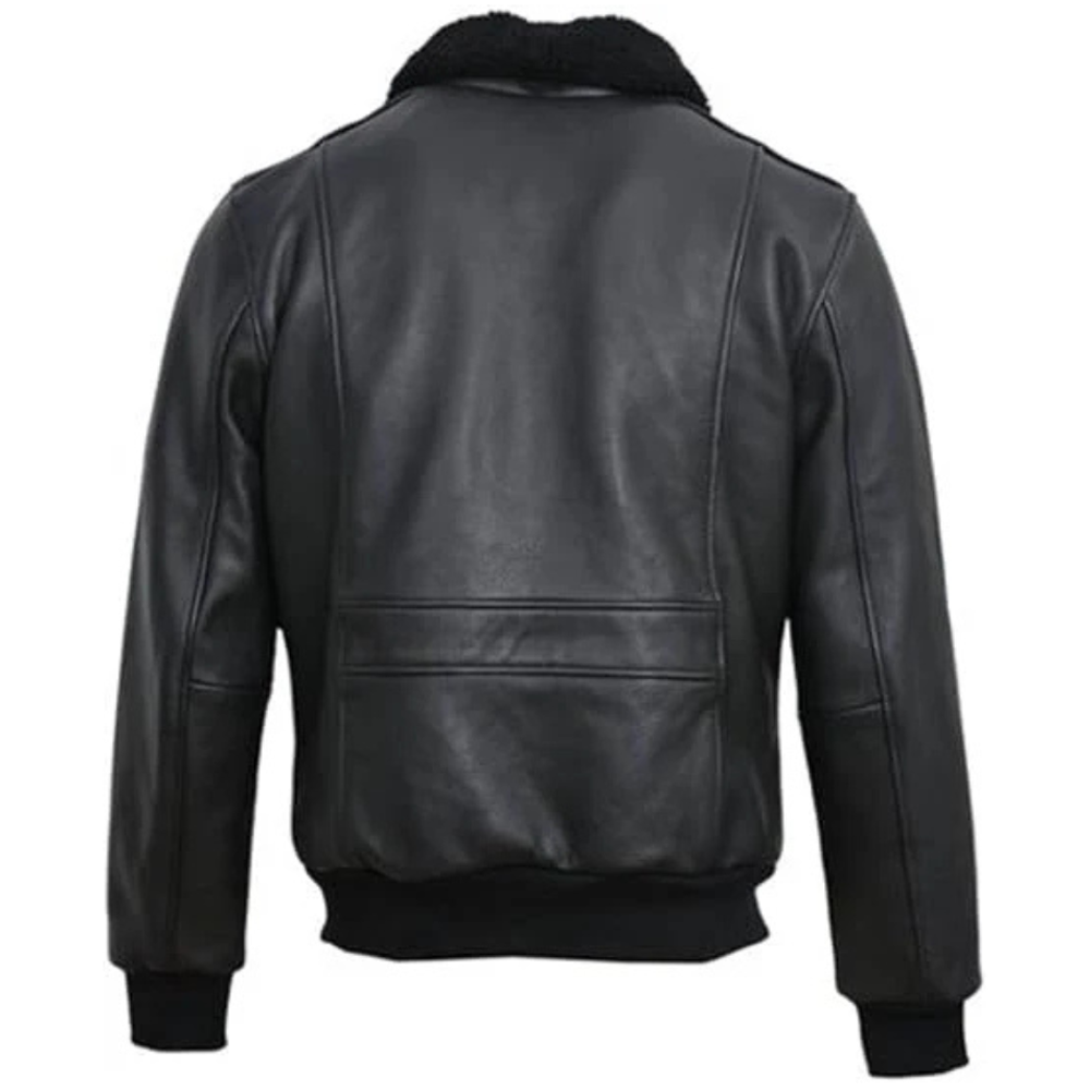 Black Sentinel Shearling Jacket