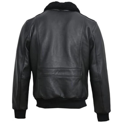 Black Sentinel Shearling Jacket