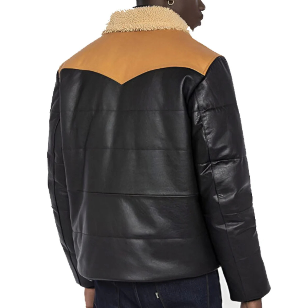 ﻿Black Kodiak Shearling Jacket