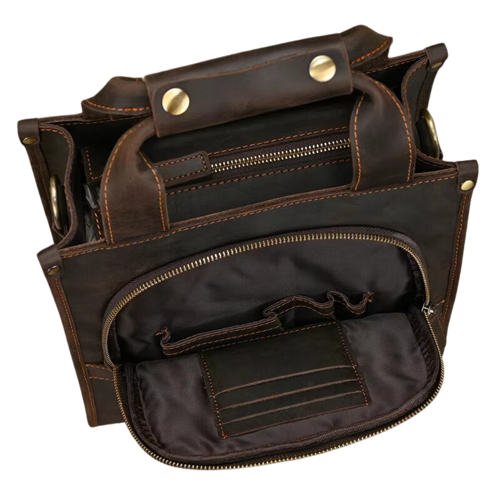 Brown Templar Messenger Bag