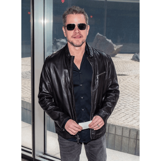 Matt-Damon-Leather-Jacket