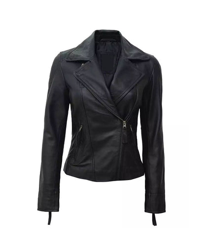 Ramsey-Women’s-Asymmetrical-Black-Leather-Biker-Jacket