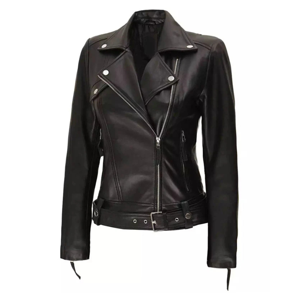 Black Asymmetrical Racer