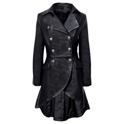 Black-Gothic-Matrix-Trench-Coat