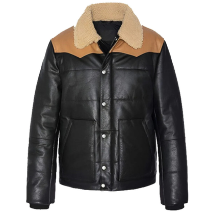 ﻿Black Kodiak Shearling Jacket