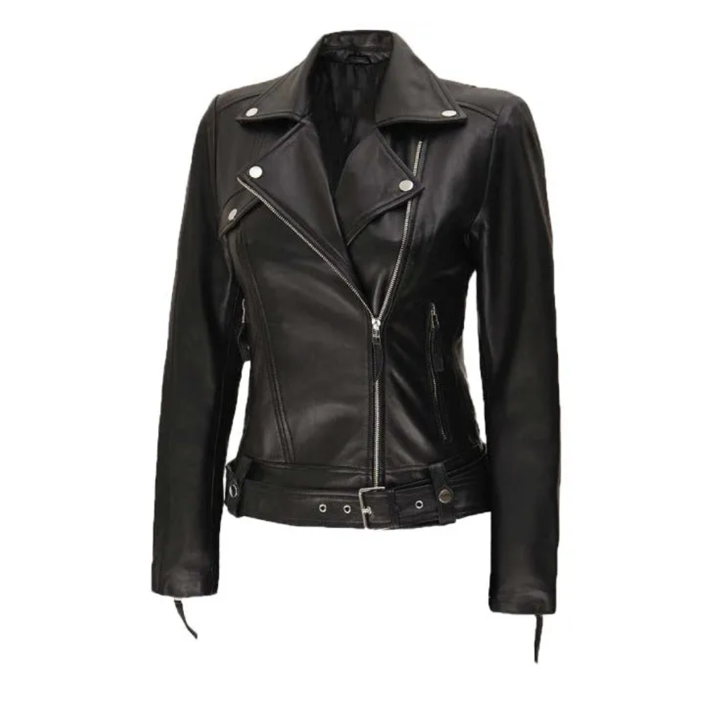 Black Asymmetrical Racer