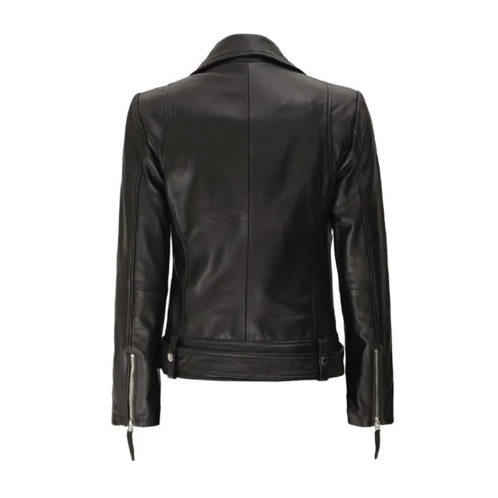 Black Asymmetrical Racer