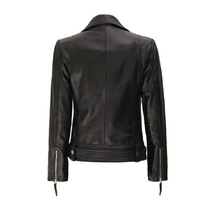 Black Asymmetrical Racer