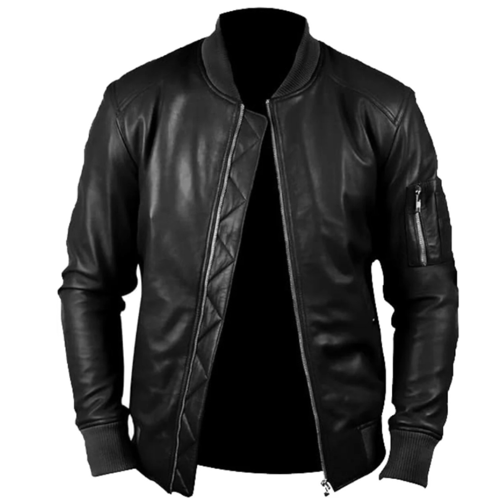 Black Edge Biker Jacket