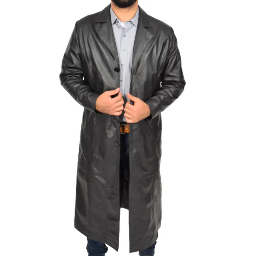 Black Equinox Trench Coat