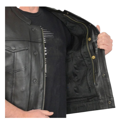 Black Fury Biker Vest