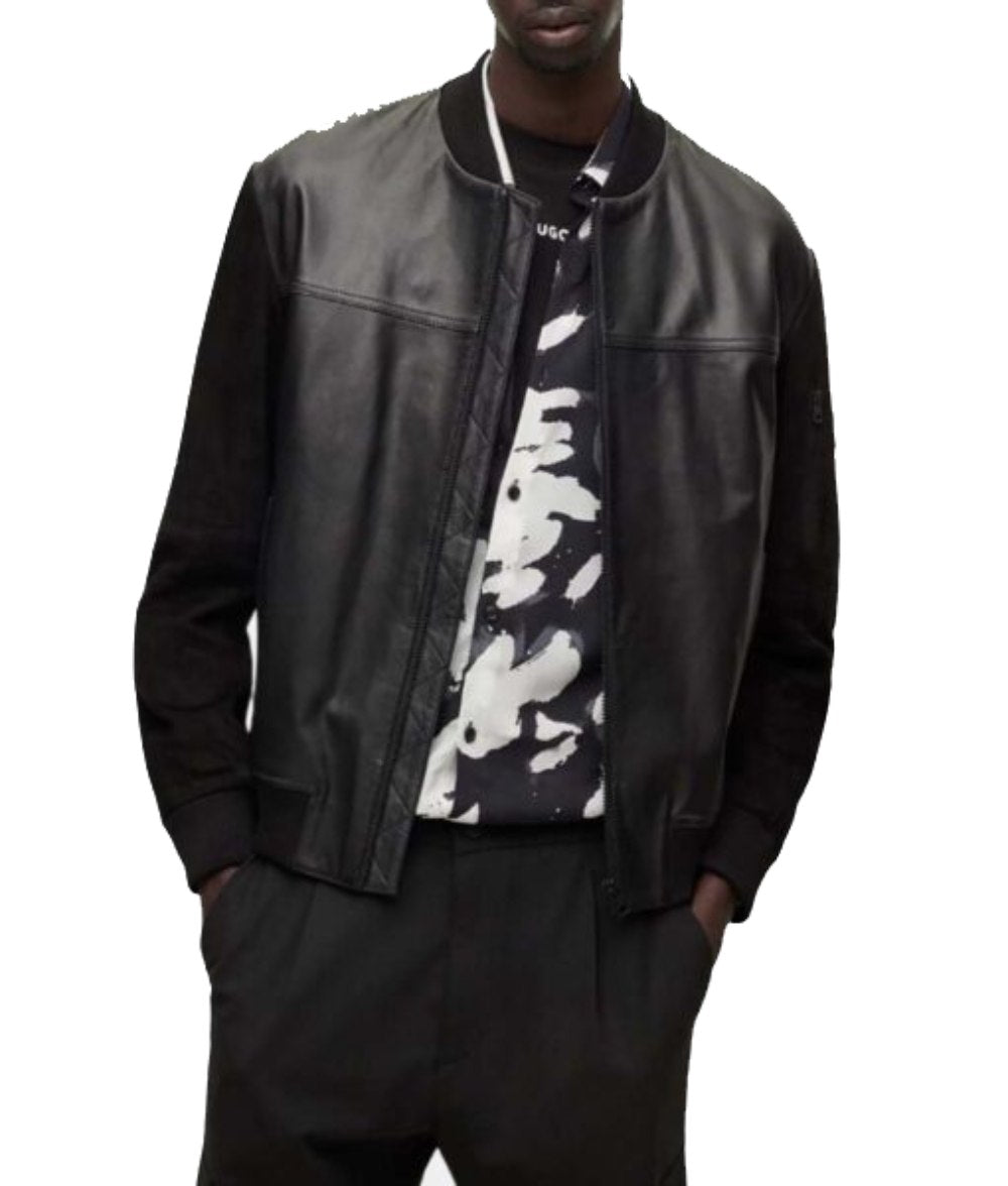 Black Inferno Bomber Jacket