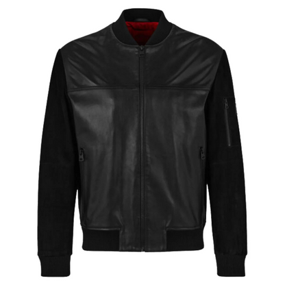 Black Inferno Bomber Jacket