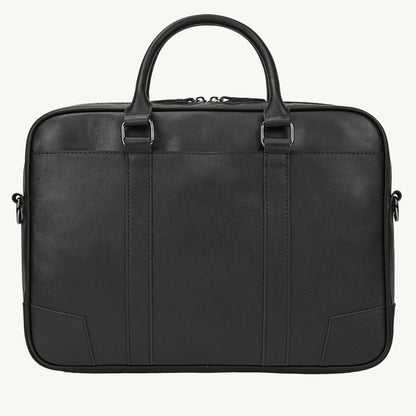 Black Leather Executive Briefcase