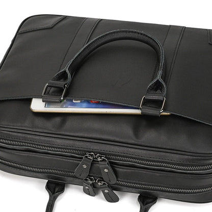 Black Leather Executive Briefcase