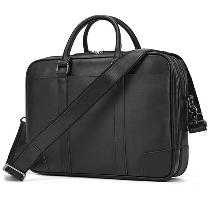 Black Leather Executive Briefcase