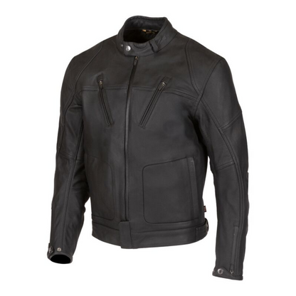 Black Maverick Motorcycle Jacket