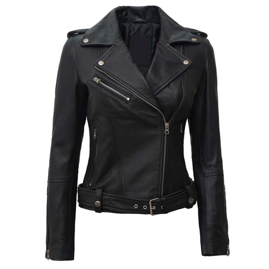 Black Mystique Biker Jacket