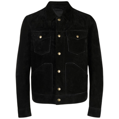 Black Onyx Suede Jacket