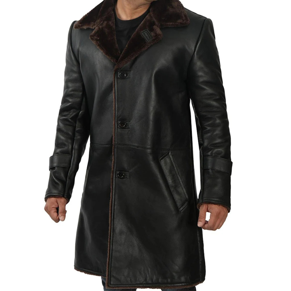 Black Prowler Faux Shearling Jacket