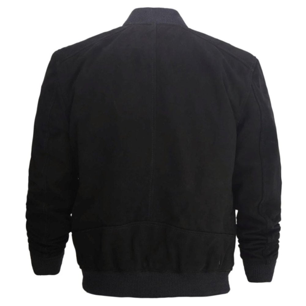 Black Raven's Wing Suede Jacket