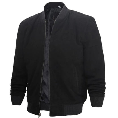 Black Raven's Wing Suede Jacket