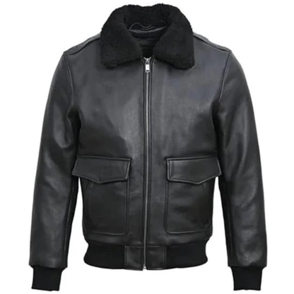 Black Sentinel Faux Shearling Jacket