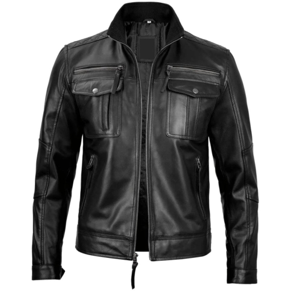 Black Shadow Cruiser Biker Jacket