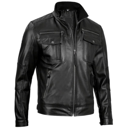 Black Shadow Cruiser Biker Jacket
