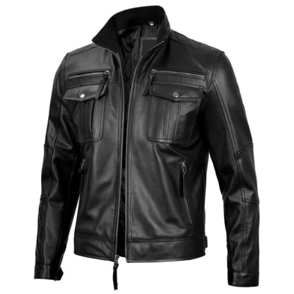 Black Shadow Cruiser Biker Jacket