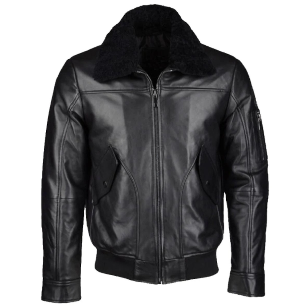 Black Stealth Strider Bomber Jacket