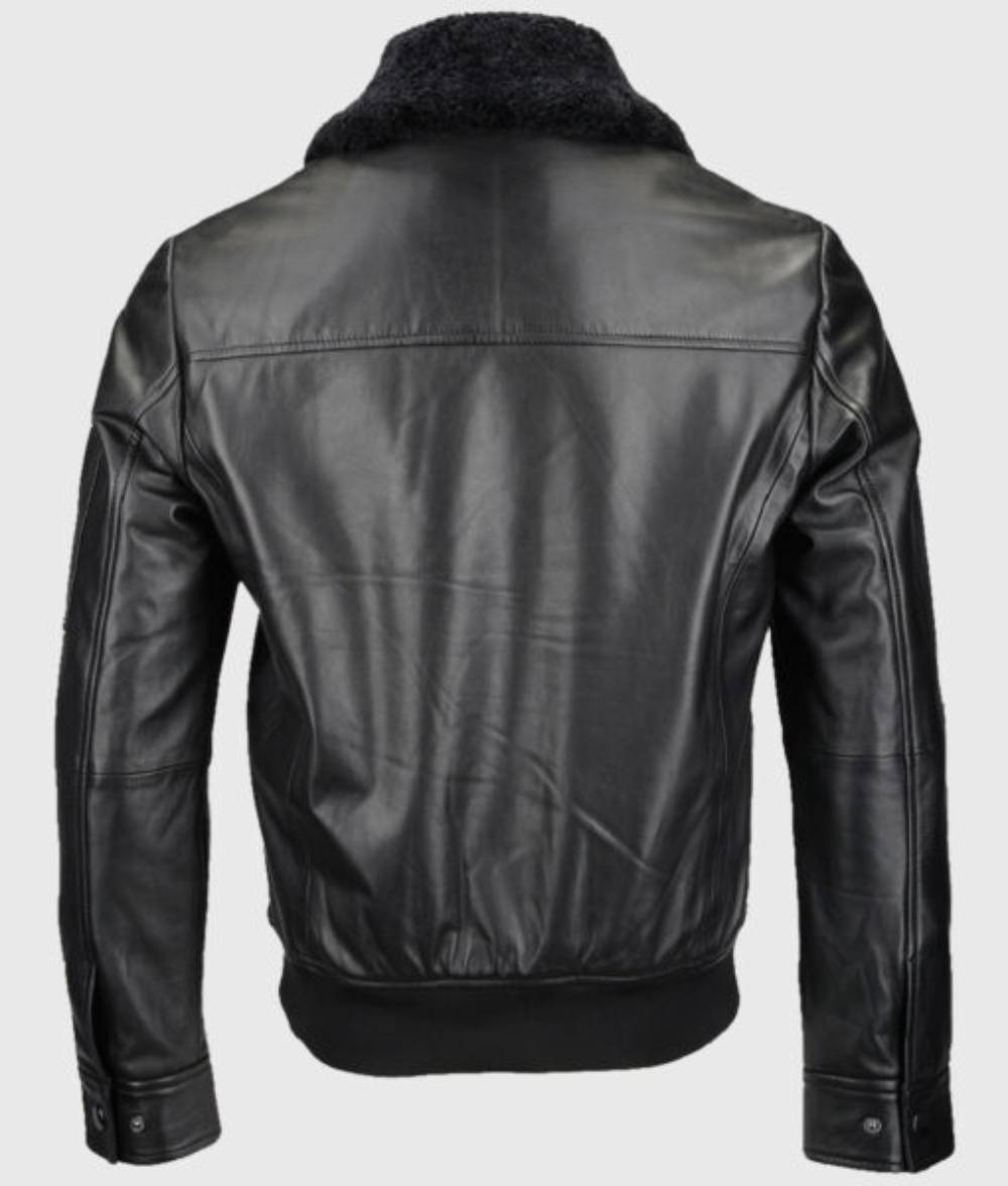 Black Stealth Strider Bomber Jacket