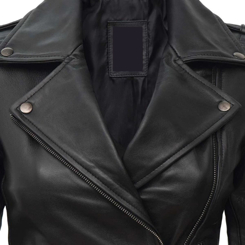 Black Tranquil Biker Jacket