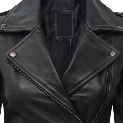Black Tranquil Biker Jacket