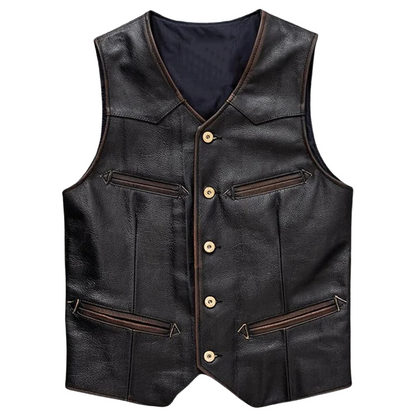 Black Vintage Vest