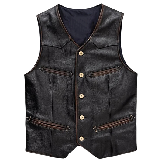 Black Vintage Vest