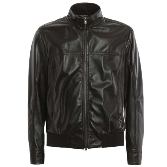 ﻿Brown Bomber Jacket