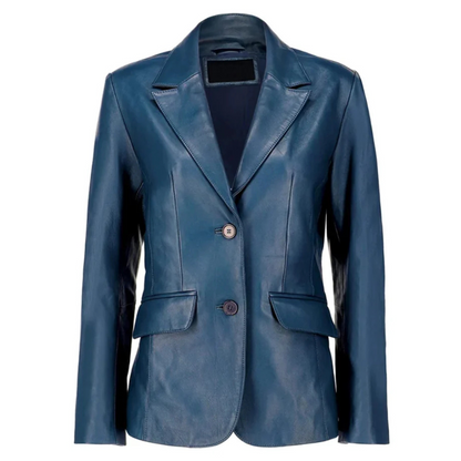Blue-Sapphire-Leather-Blazer