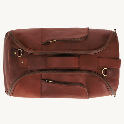 Brown Adventure  Leather Duffle