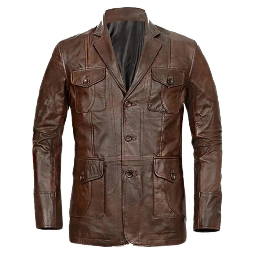 Brown-Gallant-Leather-Blazer