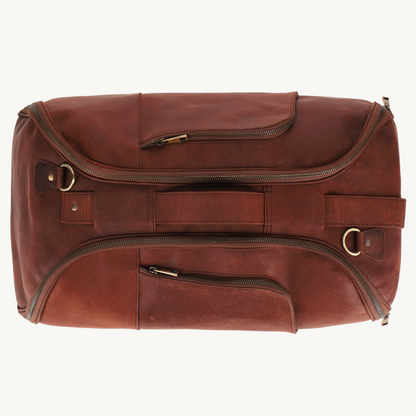 Brown Adventure Leather Duffle