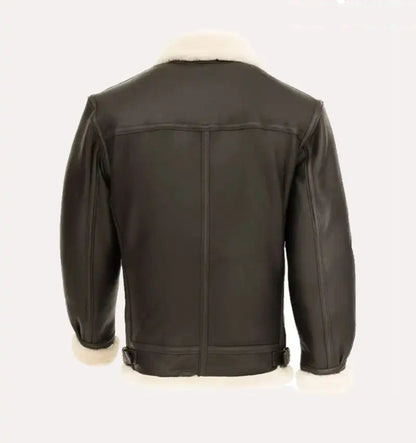 Brown B3 Thunderhawk Faux Shearling Jacket