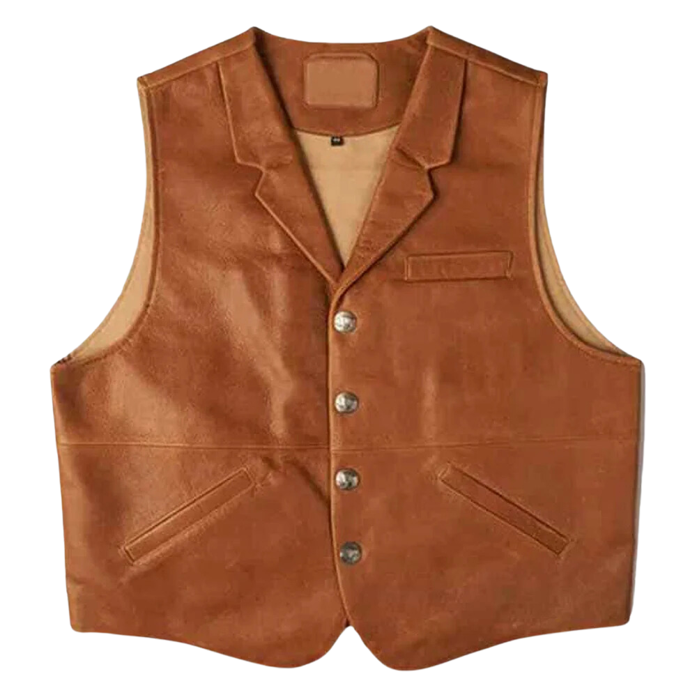 Brown Cowboy Vest