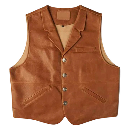 Brown Cowboy Vest