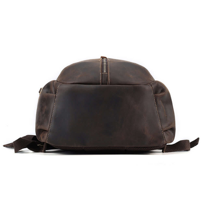 Brown Damrie Leather Backpack