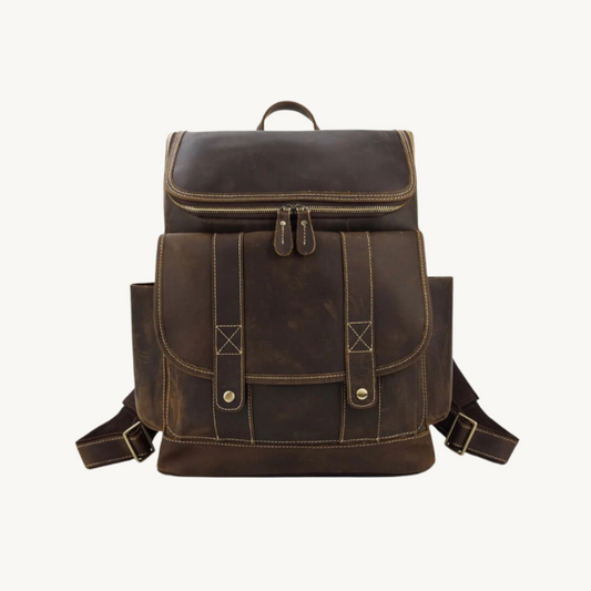 Brown-Dapper-Voyage-Leather-Backpack